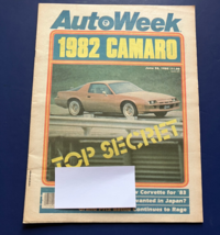 AutoWeek magazine 1982 Camaro cover June 1980 issue - $365.56 MXN