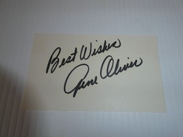 Vintage 1960s MLB Baseball Player Gene Oliver Signed 3x5 Index Card - $18.81
