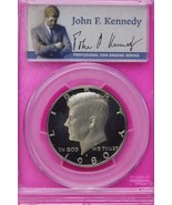 1980 S PR 69 Deep Cameo John Kennedy Clad Half Dollar JFK Label PCGS Sla... - $16.83