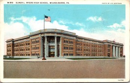 Elmer L. Meyers High School Wilkes Barre Pennsylvania Postcard - £7.86 GBP