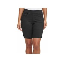 *Dkny Womens Comfort Stretch Pull-on Bermuda Shorts, Black - Medium - $12.47