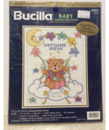 Bucilla Baby Celestial Birth Record Counted Cross Stitch Kit 42443 Seale... - $273.70 MXN