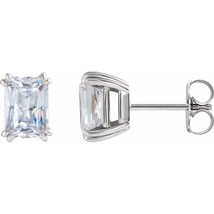 Emerald Natural Mined Diamond Studs 14k gold (2.03 Ct H VS1 Clarity GIA ) - $7,053.55