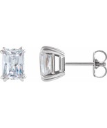 Emerald Natural Mined Diamond Studs 14k gold (2.03 Ct H VS1 Clarity GIA ) - $9,760.10 CAD