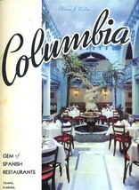 Columbia Gem of Spanish Restaurants Menu TAMPA Ybor City Florida 1960&#39;s - £46.67 GBP
