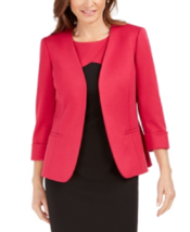 NEW KASPER PINK OPEN FRONT  CAREER JACKET BLAZER SIZE 10 - $62.38