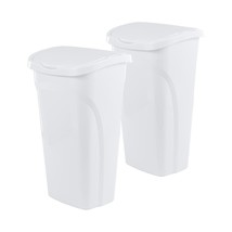 United Solutions 10 Gal/40 Qt Space-Efficient Kitchen Trash Can with Dua... - £52.93 GBP