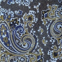 Joseph Abboud 100% Silk Paisley Tie Blue Black Regular Fit Necktie 59 x ... - $17.99