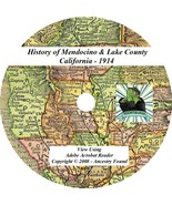 1914 - MENDOCINO &amp; LAKE County California CA - History Genealogy Family ... - £4.69 GBP