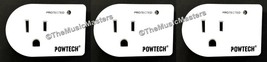 3X Single Outlet AC Wall Plug Surge Protector Power Suppressor 245 Joule... - $16.14