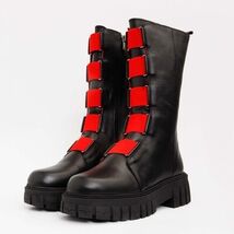 The Mardin Black Leather Women Boot Final Sale! image 2