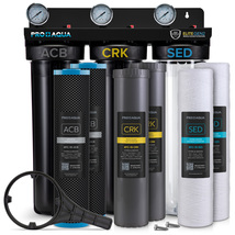 PRO+AQUA Elite Series GEN2 3-Stage Whole House Water Filtration System +... - $706.41