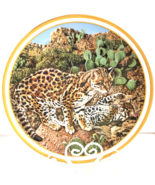 Lenox Collector Plate American Wildlife Ocelots Artist Norman Adams 1982... - $38.47 CAD