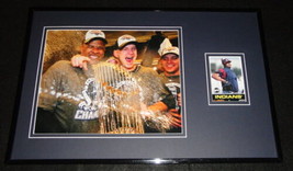 CC Sabathia Signed Framed 11x17 Photo Display Yankees w/ World Series Tr... - £97.30 GBP