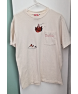 VTG Disney The Lion King Timon &amp; Pumbaa Embordered Single Stitch Pocket ... - $82.33 CAD