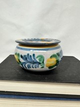 Vintage 2 Piece Ceramic Terracotta Ashtray Lemon Italian Capri - £16.86 GBP