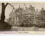 Hotel Russell Undivided Back Postcard London W C 1 England - $16.83