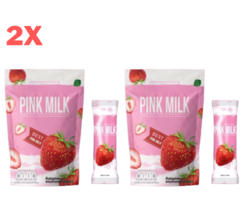 2X Nine Pink Milk Instant Powder Slimming Detox Control Hunger Help Excretion - £71.52 GBP