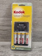 Kodak K620-PC Ni-MH Value Battery Charger-Includes 4 Pre-charged AA’s ~ ... - $25.00