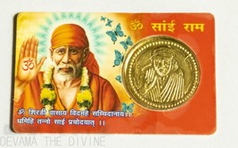 Elegant ATM Card for Wealth and Money/Gold Plated Yantra Coin Inside/Sai... - £14.18 GBP