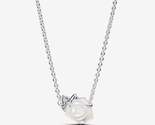 2024 Mother&#39;s Day 925 Sterling Silver White Rose in Bloom Collier Neckla... - £19.92 GBP