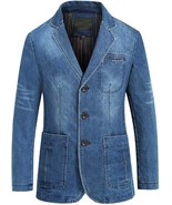 Men&#39;s Denim Fashion Blazer  - $160.00