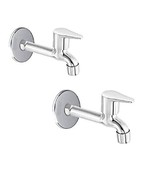 Stainless Steel Flora Bib Tap for Bathroom and Kitchen -Set of (2) - $471.27 MXN