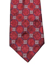 Jos A Bank Signature Collection Mens Red Diamond Neck Tie Necktie 58.5&quot; ... - $4.94