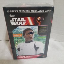 2016 Topps Star Wars the Force Awakens Series 2 EXCLUSIVE Blaster Box ME... - £20.63 GBP