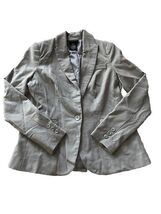 Metaphor Gray Blazer Long Sleeve Flat pockets One Button Size 2 Career Work - €19,74 EUR