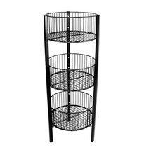 AMKO 3332B 3-Tier Bin  Floor Standing Fixture for Household Needs, Storage Bask - $79.99+