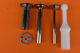 Sausage Stuffer SET Tubes for Waring Pro, Deni &amp; Rival meat grinder Stainless - £38.25 GBP