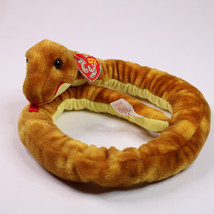 RARE TY Beanie Babies 2.0 Slithers Brown Snake With Tags 2008 31&quot; Inches Long  - £9.12 GBP