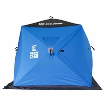 14476 C-560 Outdoor Portable 7.5 Foot Pop Up Ice Fishing Hub Shelter Tent - £377.28 GBP