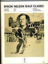 1984 Byron Nelson Golf Classic Program signed Tom Landry Dallas Cowboys - £116.98 GBP