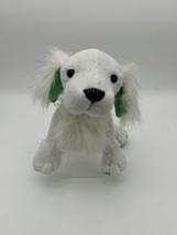 Ganz Webkinz St. Pats Setter Dog HM476 Plush Stuffed No Code Green Sparkles - £6.74 GBP