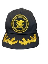 NRA Vtg Large Patch K Products Brand USA Mesh Snapback Scrambled Trucker Hat Cap - £7.87 GBP