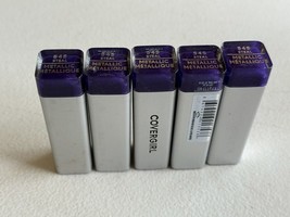 NEW (5-PACK) Covergirl Exhibitionist Metallic Lipstick 550 STEAL Purple - $29.69