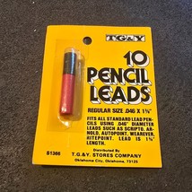 Vintage TG&amp;Y Pencil Leads .046 x 1 3/8&quot; NOS Pack of 10 Retro Office Supp... - $270.05 MXN