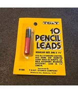 Vintage TG&amp;Y Pencil Leads .046 x 1 3/8&quot; NOS Pack of 10 Retro Office Supp... - $14.50