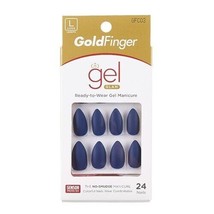 Kiss Goldfinger Gel Glam Ready To Wear 24 Nails Glue Included - #GFC03 - £4.77 GBP