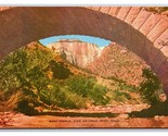 West Temple Zion National Park Utah UT UNP Chrome Postcard Z4 - $1.93