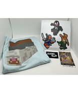 Bam! Jr. Minecraft Shirt (M) + extras- Yu-Gi-Oh Card pack, patch, stickers - £14.43 GBP