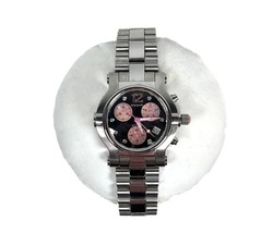 Renato Chronograph Watch Beauty Collection Black &amp; Pink Face Diamonds on Dial - £672.65 GBP