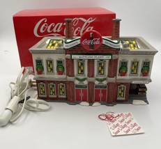 Department Dept 56 Coca-Cola BOTTLING PLANT Original Snow Village 1994 - £45.77 GBP