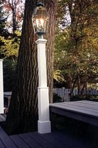 Finial Top Lantern Post w. Fluted Base - $504.76