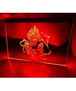 Goku Illuminated Led Neon Sign Home Decor, Room, Lights Décor  Craft Art - £20.77 GBP+