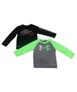 Under Armour Toddler Boys Set Of 2 Long Sleeve Shirts Size 2T (lot 90) - $341.77 MXN