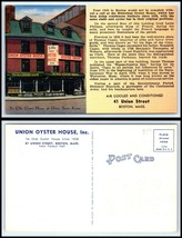 Massachusetts Postcard - Boston, Union Oyster House N43 - £3.88 GBP