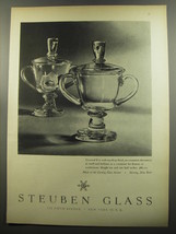 1953 Steuben Glass Covered Urn Advertisement - £14.82 GBP